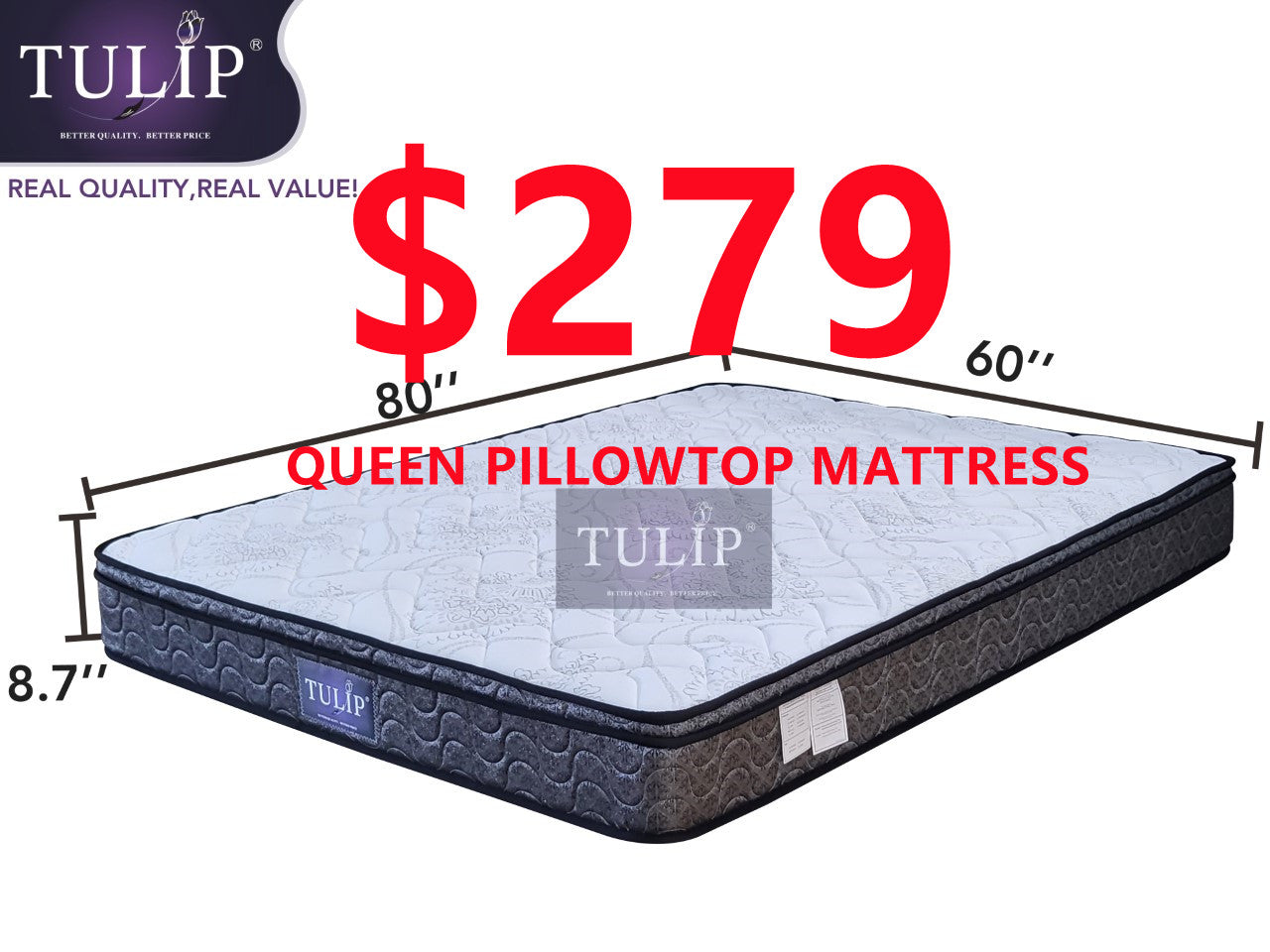 Customer's reviews about Bed#004 and pillowtop mattress queen size